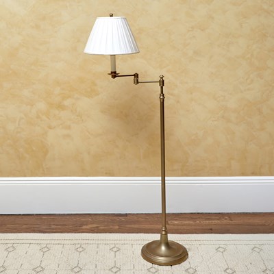 Lot 127 - Brass Adjustable Floor Lamp