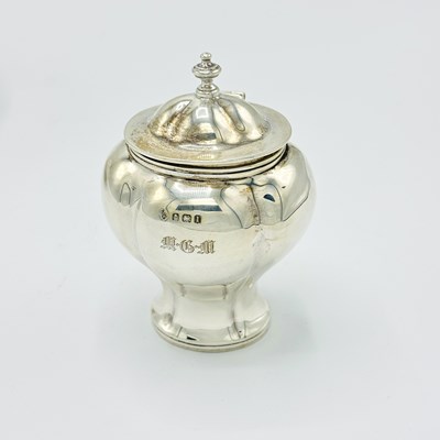 Lot 1119 - George V Sterling Silver Tea Caddy