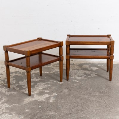 Lot 207 - Pair of L. & J.G. Stickley Mahogany Side Tables