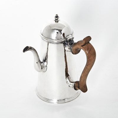 Lot 11 - Queen Anne Sterling Silver Diminutive Coffee Pot