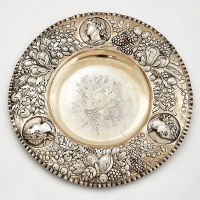 Lot 57 - English Sterling Silver Gilt Charger