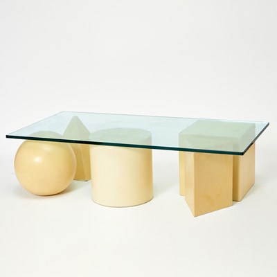 Lot 248 - Memphis Style Coffee Table in Five Parts