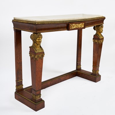 Lot 133 - Gone With the Wind Screen Used French Empire Ormolu Mounted Mahogany Console