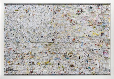 Lot 55 - Vik Muniz, White Flag, after Jasper Johns (Pictures of Magazines 2)