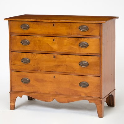 Lot 177 - Federal Cherry Chest of Drawers