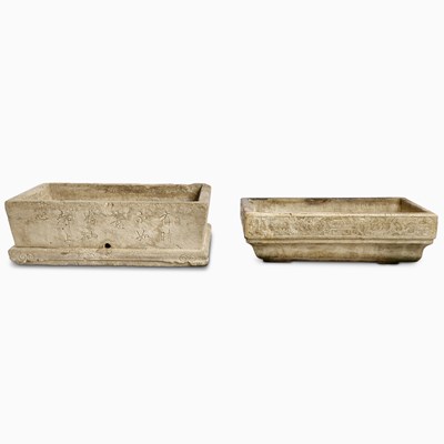 Lot 100 - Pair of Chinese Stone Basins