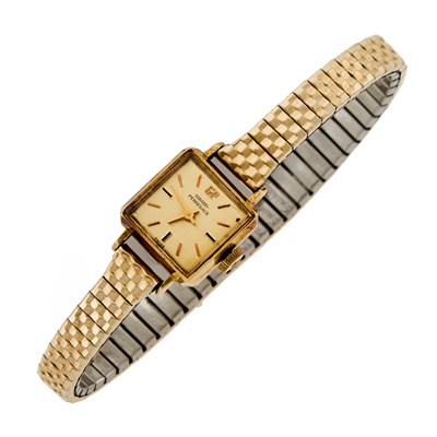 Lot 1279 - Girard Perregaux Gold and Gilt-Metal Wristwatch