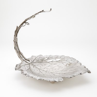 Lot 212 - American Sterling Silver Grape Stand
