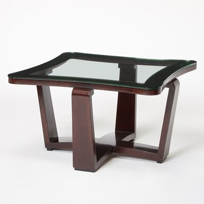 Lot 171 - Italian Amaranth and Glass Low Table