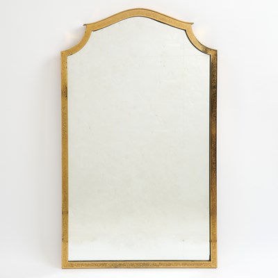 Lot 300 - French Art Moderne Gilt-Bronze Framed Mirror