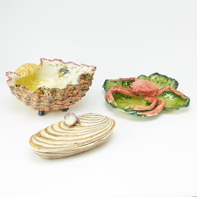 Lot 247 - Two Italian Majolica Table Articles