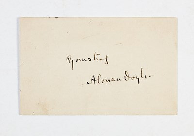 Lot 118 - An Arthur Conan Doyle signature