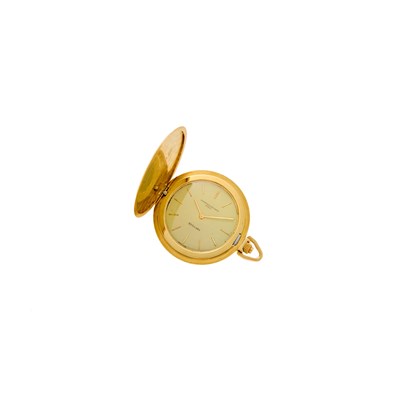 Lot 1207 - Vacheron & Constantin Gold Hunting Case Pocket Watch, Retailed by Bulgari, Ref. 7402