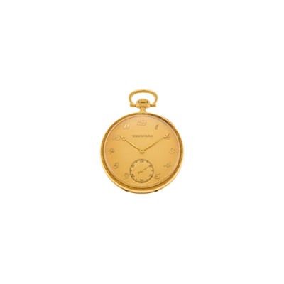 Lot 1211 - Patek Philippe Gold Open Face Pocket Watch