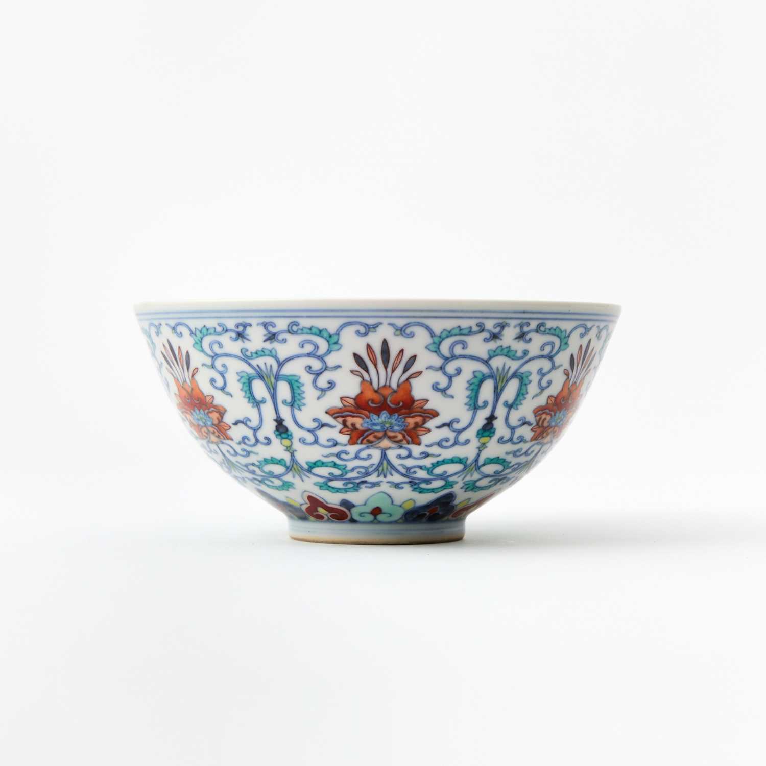 Lot 83 - A Chinese Doucai Porcelain Bowl