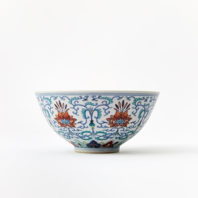 Lot 83 - A Chinese Doucai Porcelain Bowl
