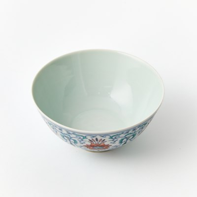 Lot 83 - A Chinese Doucai Porcelain Bowl