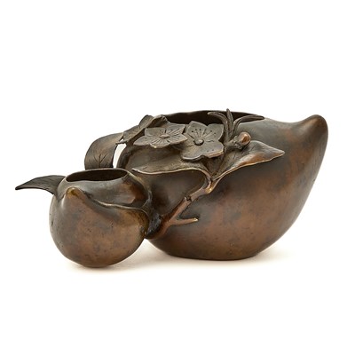Lot 378 - A Chinese Bronze Brush Washer