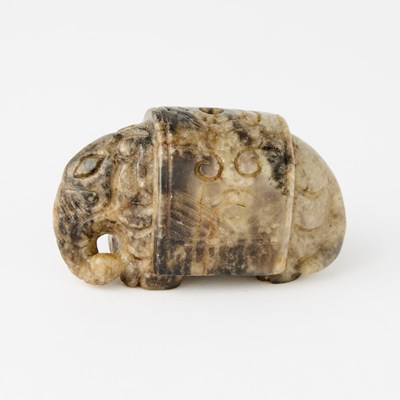 Lot 44 - Three Chinese Ming-Style Jade Carvings