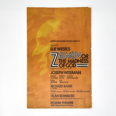 Lot 275 - Nine miscellaneous show posters directed by Alan Schneider