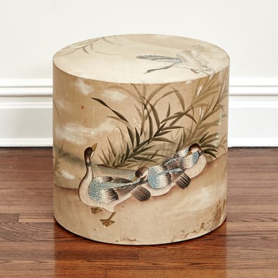 Lot 93 - Painted Wood Duck Stool