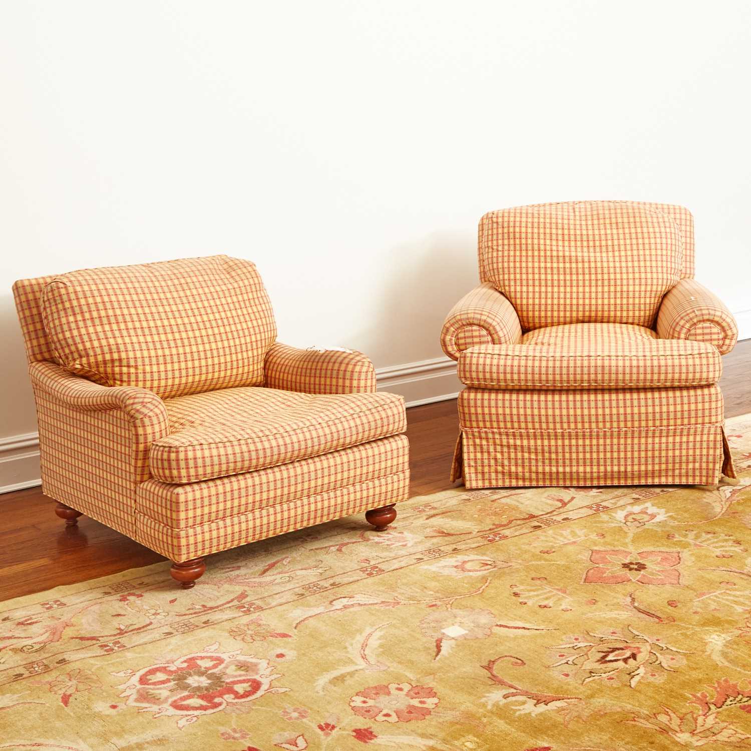 Lot 109 - Two Similar Upholstered Chairs