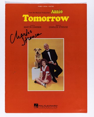 Lot 29 - Signed sheet music from Tomorrow.