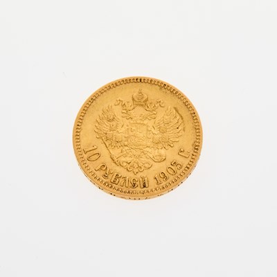 Lot 70 - Russia. 1903-AP 10 Roubles. About Uncirculated.