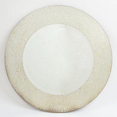Lot 220 - Modern Engraved Circular Mirror