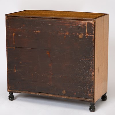 Lot 172 - Regency Inlaid Bird's Eye Maple Bowfront Chest of Drawers