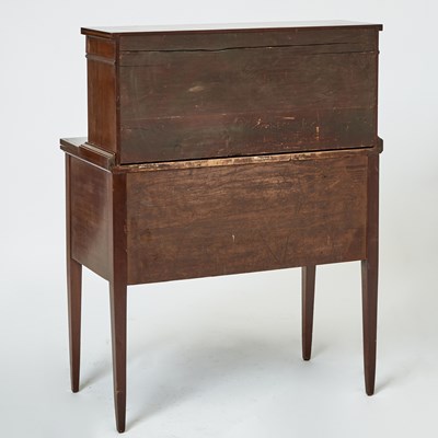 Lot 167 - Federal Inlaid Mahogany Tambour Desk