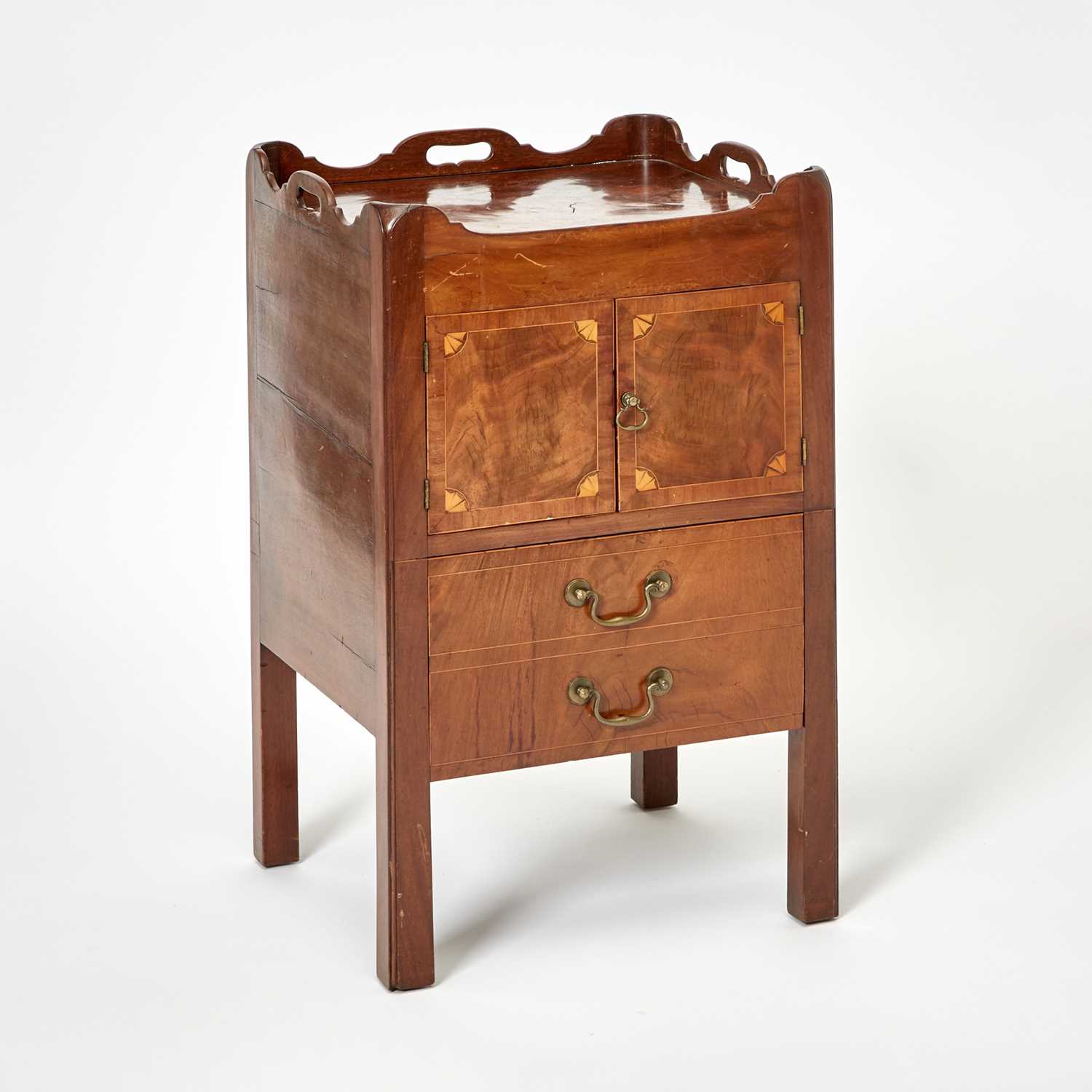 Lot 169 - George III Inlaid Mahogany Commode