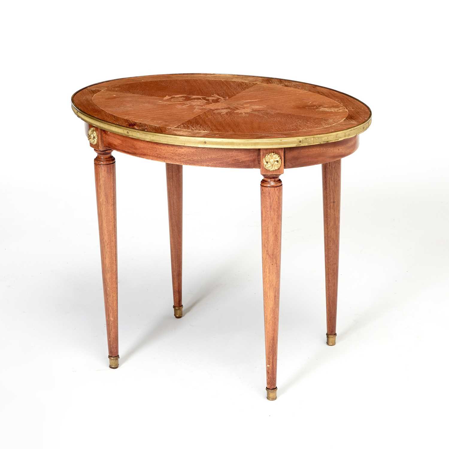 Lot 258 - Louis XVI Style Tulipwood Side Table