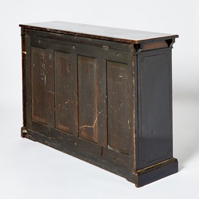 Lot 134 - Victorian Inlaid Walnut Glass Door Cabinet