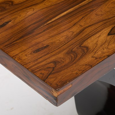 Lot 281 - Pair of Art Deco Ebonized Rosewood Consoles