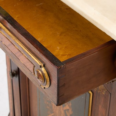 Lot 133 - Victorian Part Ebonized Corner Cabinet