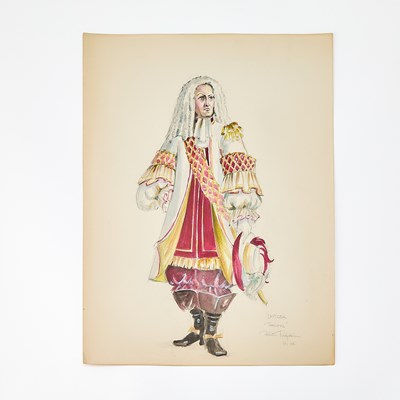 Lot 225 - Robert Perdziola's splendid designs for Molière's Tartuffe