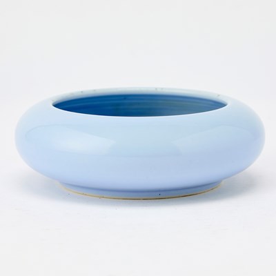 Lot 551 - A Chinese Clair-de-Lune Glazed Porcelain Brush Washer