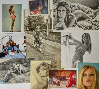 Lot 137 - An archive of Brigitte Bardot photographs and notes signed for her longtime Saint Tropez 'Gardienne'