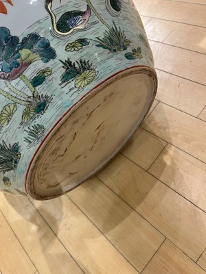 Lot 79 - A Large Pair of Chinese Enameled Porcelain Jardinières