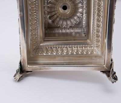 Lot 180 - Continental Sterling Silver Menorah