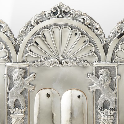 Lot 217 - Italian Sterling Silver Menorah