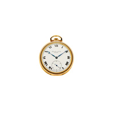 Lot 1205 - Hamilton Gold and Multicolored Enamel Hunting Case Pocket Watches