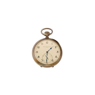 Lot 1232 - Vacheron & Constantin Sterling Silver Open Face Pocket Watch