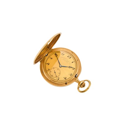 Lot 1225 - Uhrenfabrik Union Glashütte in Sachsen Gold Hunting Case Pocket Watch