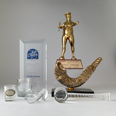 Lot 60 - Awards presented to Charles Strouse