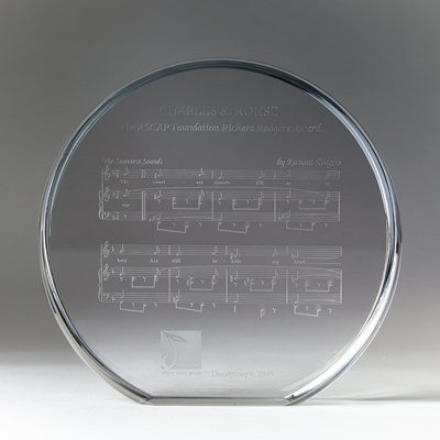 Lot 59 - Seven awards presented to Charles Strouse