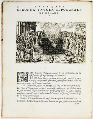 Lot 20 - A Renaissance historian illustrates ancient funerals