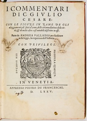 Lot 22 - Caesar's Commentaries, illustrated by Palladio