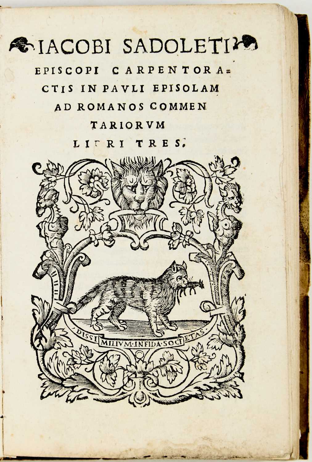 Lot 9 - A controversial Counter-Reformation commentary